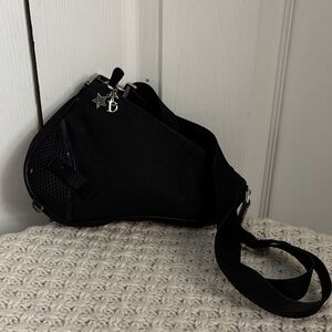 Authenticated Early 2000’s Christian Dior Saddle Bag, Black.  Like new!
